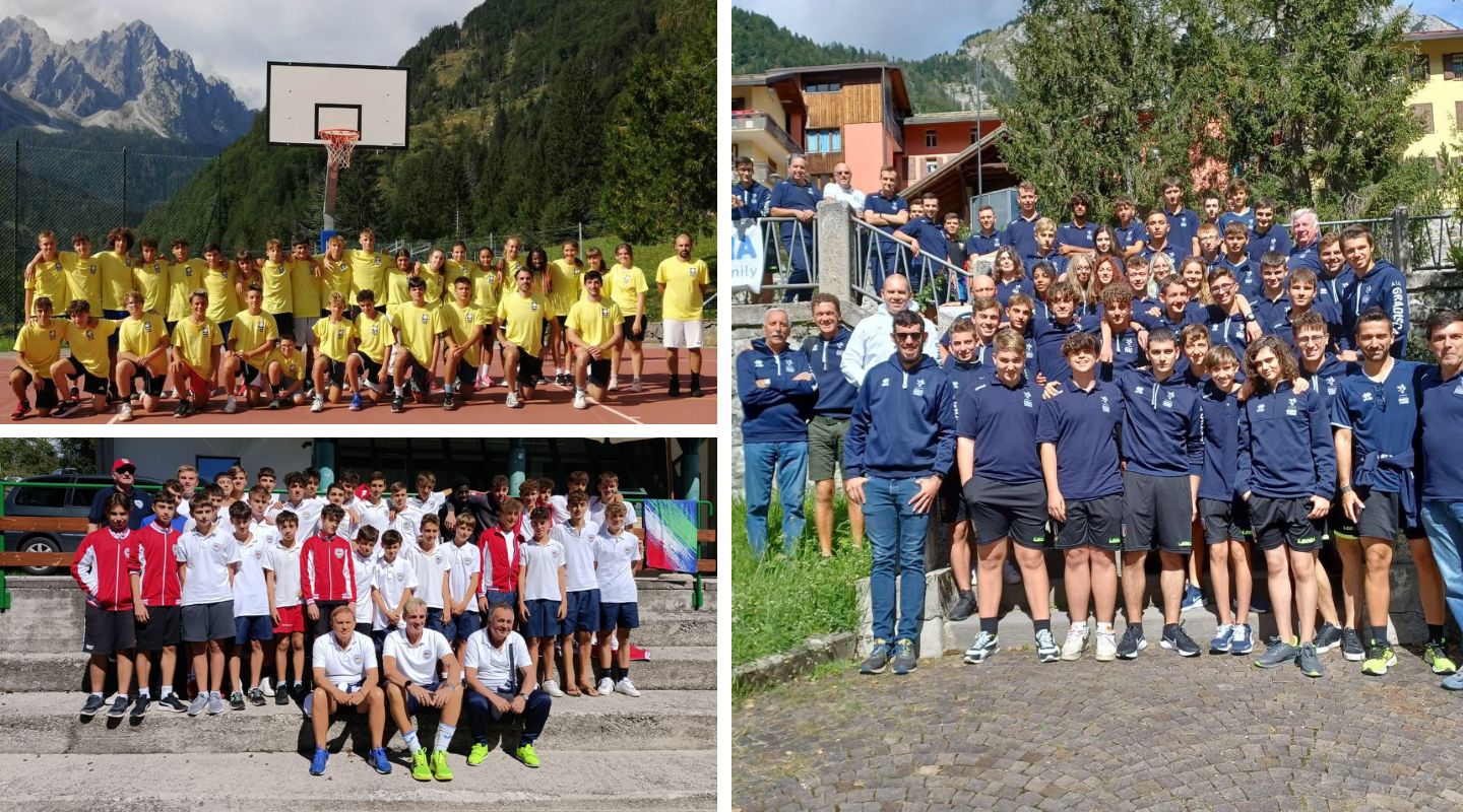Immagine per I giovani sportivi del Goriziano in raduno, la montagna piace ai club